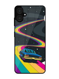 Rainbow Road Glossy Soft Edge Case for Samsung Galaxy A06