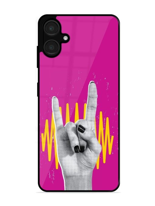 Rock Hand Glossy Soft Edge Case for Samsung Galaxy A06