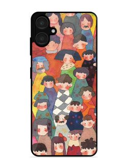 Blooming Arcs Glossy Soft Edge Case for Samsung Galaxy A06