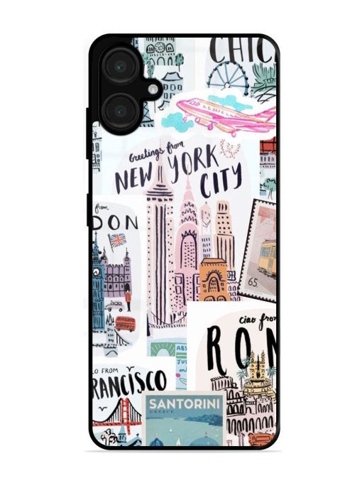 Travelogue Glossy Soft Edge Case for Samsung Galaxy A06