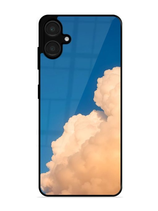 Golden Cloudscape Glossy Soft Edge Case for Samsung Galaxy A06