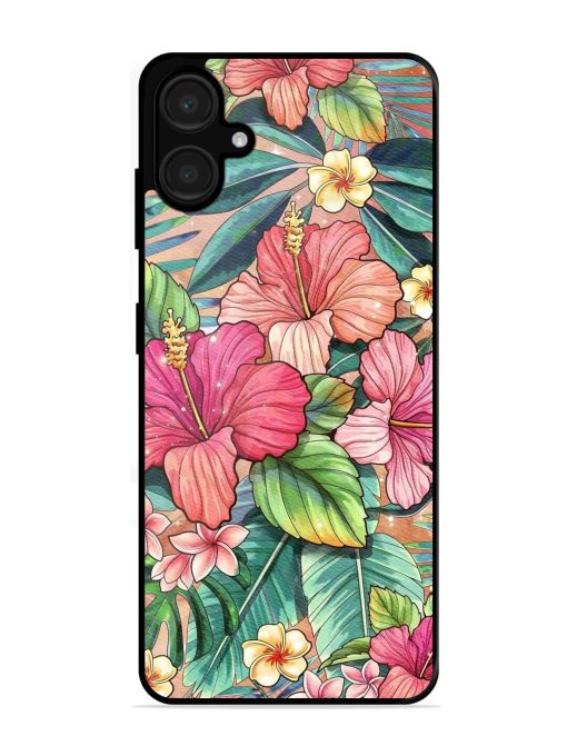 Tropical Tapestry Glossy Soft Edge Case for Samsung Galaxy A06