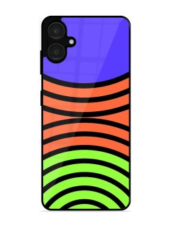 Psychedelic Stripe Symphony Glossy Soft Edge Case for Samsung Galaxy A06