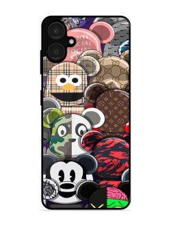 Streetwear Bearbrick Extravaganza Glossy Soft Edge Case for Samsung Galaxy A06
