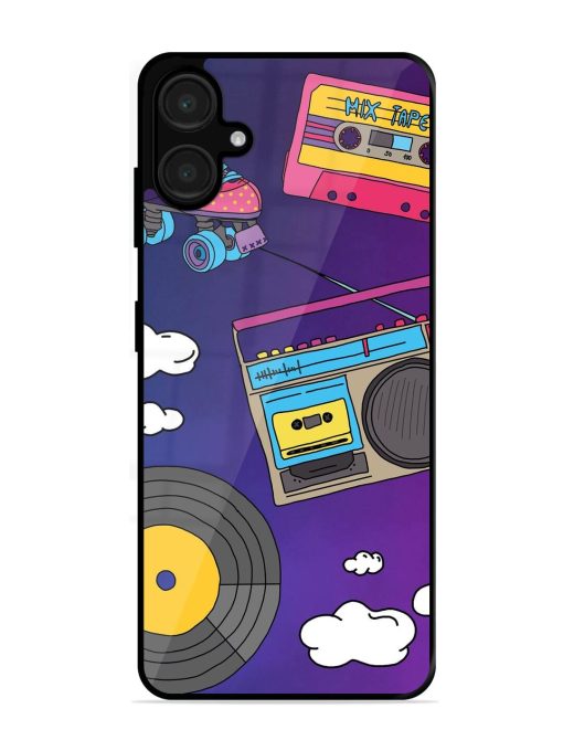 Retro Vibes Glossy Soft Edge Case for Samsung Galaxy A06
