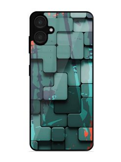 Abstract Geometric Mosaic Glossy Soft Edge Case for Samsung Galaxy A06