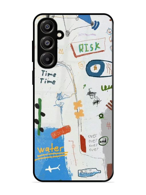 Mind Map Madness Glossy Soft Edge Case for Samsung Galaxy A16 (5G)