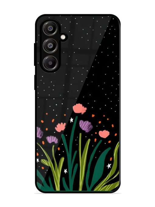 Midnight Bloom Glossy Soft Edge Case for Samsung Galaxy A16 (5G)