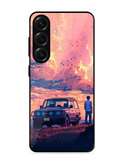 Solitude'S Horizon Glossy Soft Edge Case for Samsung Galaxy S25 (5G)