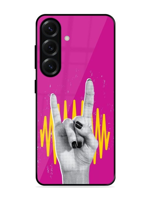 Rock Hand Glossy Soft Edge Case for Samsung Galaxy S25 (5G)