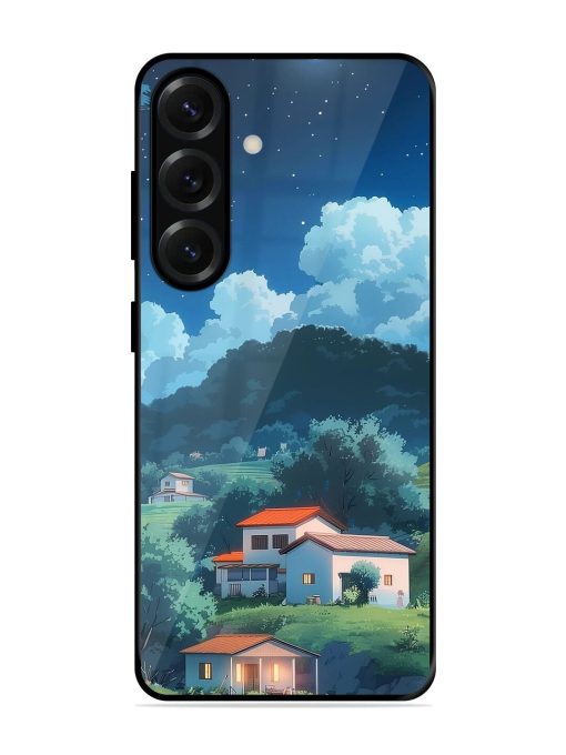 Peaceful Nightscape Glossy Soft Edge Case for Samsung Galaxy S25 (5G)