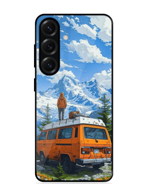 Mountaintop Solitude Glossy Soft Edge Case for Samsung Galaxy S25 (5G)