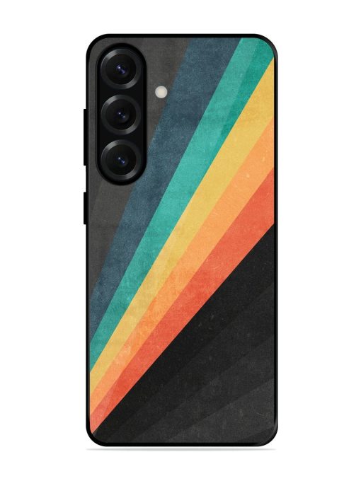 Retro Spectrum Glossy Soft Edge Case for Samsung Galaxy S25 (5G)