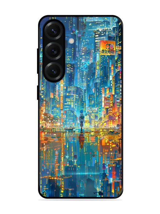 Neon Metropolis Glossy Soft Edge Case for Samsung Galaxy S25 (5G)