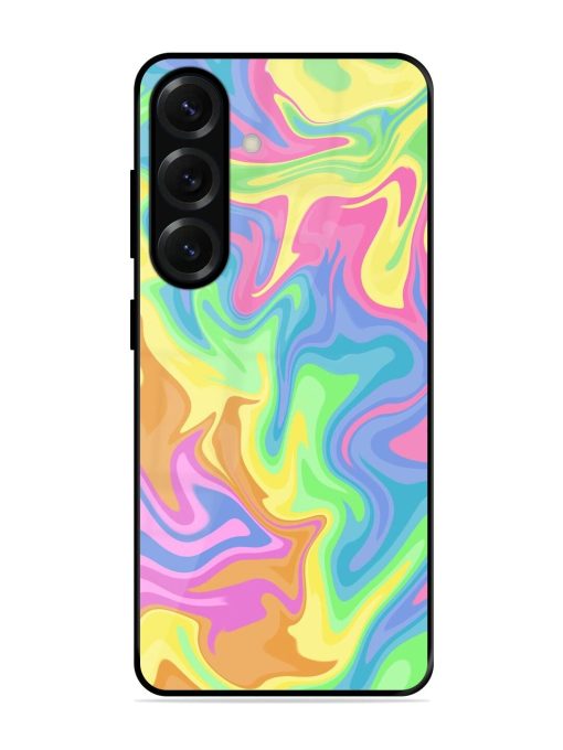 Whimsical Swirl Glossy Soft Edge Case for Samsung Galaxy S25 (5G)