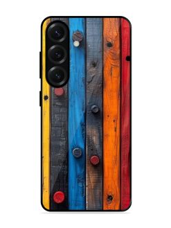 Rainbow Plank Glossy Soft Edge Case for Samsung Galaxy S25 (5G)