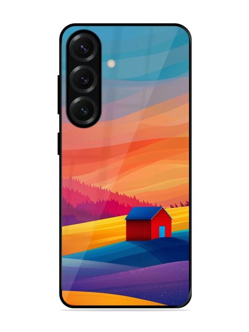 Sunset Solitude Glossy Soft Edge Case for Samsung Galaxy S25 (5G)