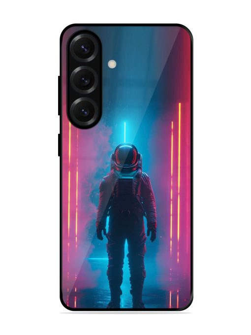 Neon Astronaut Glossy Soft Edge Case for Samsung Galaxy S25 (5G)