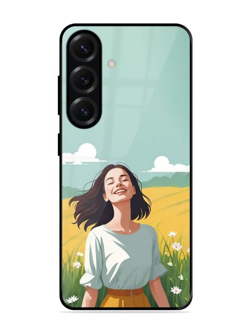 Girl Graffiti Glossy Soft Edge Case for Samsung Galaxy S25 (5G)