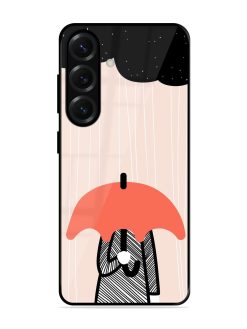 Stormy Weather, Shielded Soul Glossy Soft Edge Case for Samsung Galaxy S25 (5G)