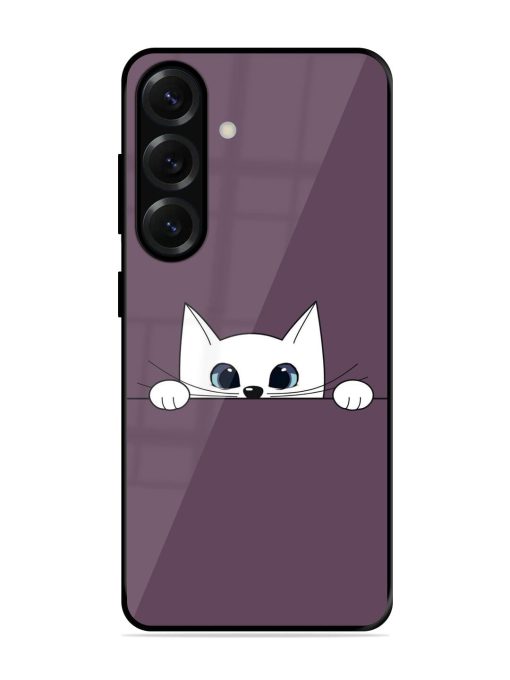 Peek-A-Boo Kitty Glossy Soft Edge Case for Samsung Galaxy S25 (5G)
