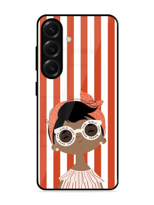 Girls Just Wanna Have Fun Glossy Soft Edge Case for Samsung Galaxy S25 (5G)