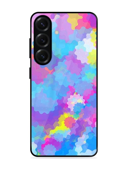 Psychedelic Cloud Burst Glossy Soft Edge Case for Samsung Galaxy S25 (5G)