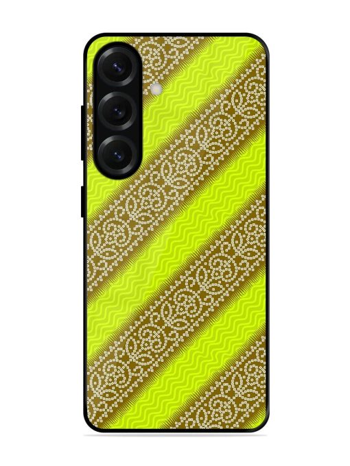 Golden Bandana Bliss Glossy Soft Edge Case for Samsung Galaxy S25 (5G)