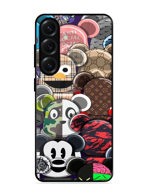 Streetwear Bearbrick Extravaganza Glossy Soft Edge Case for Samsung Galaxy S25 (5G)