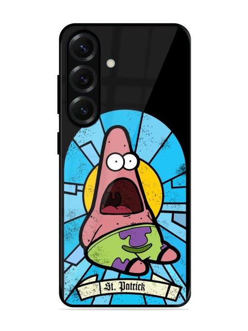 St. Patrick'S Day Stained Glass Patrick Star Glossy Soft Edge Case for Samsung Galaxy S25 (5G)