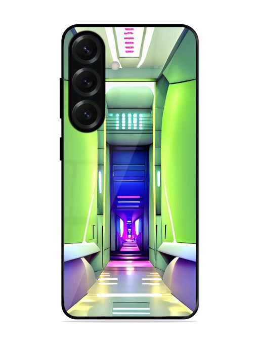 Neon Corridor Glossy Soft Edge Case for Samsung Galaxy S25 (5G)
