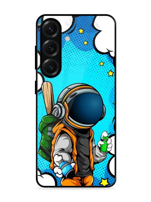 Space Graffiti Artist Glossy Soft Edge Case for Samsung Galaxy S25 (5G)