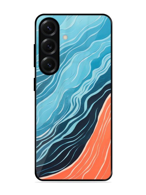 Oceanic Divide Glossy Soft Edge Case for Samsung Galaxy S25 Plus (5G)