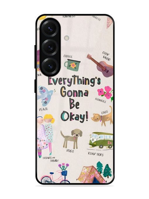Sunshine And Smiles Glossy Soft Edge Case for Samsung Galaxy S25 Plus (5G)