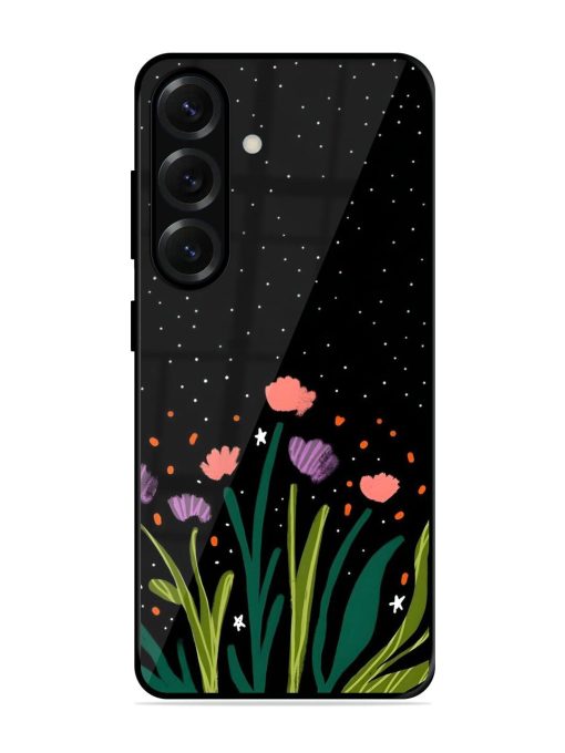 Midnight Bloom Glossy Soft Edge Case for Samsung Galaxy S25 Plus (5G)