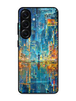 Neon Metropolis Glossy Soft Edge Case for Samsung Galaxy S25 Plus (5G)