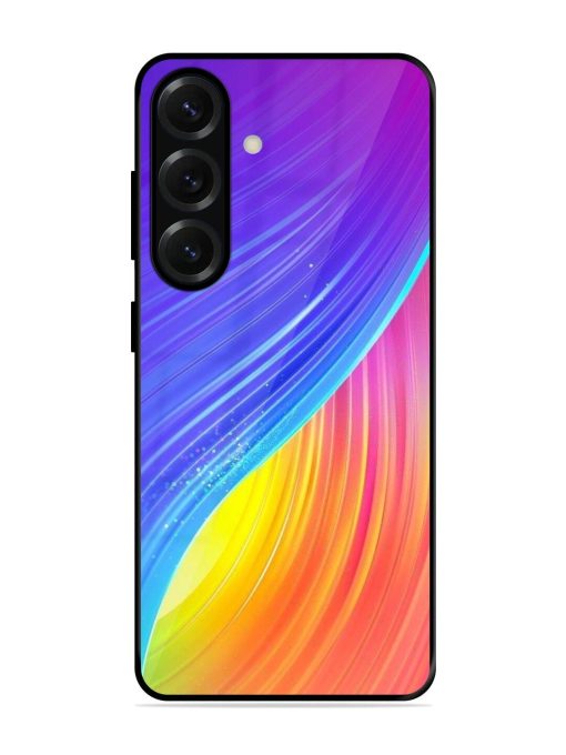 Neon Swirl Glossy Soft Edge Case for Samsung Galaxy S25 Plus (5G)