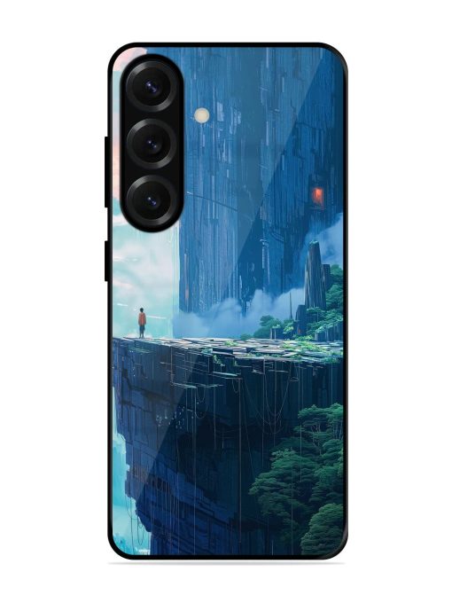 Solitude In The Sky Glossy Soft Edge Case for Samsung Galaxy S25 Plus (5G)