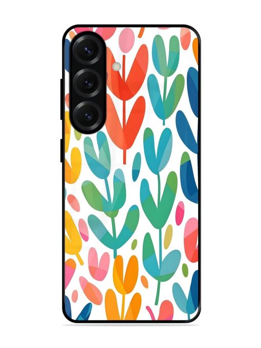 Rainbow Of Blooms Glossy Soft Edge Case for Samsung Galaxy S25 Plus (5G)