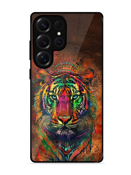 Cosmic Tiger Glossy Soft Edge Case for Samsung Galaxy S25 Ultra (5G)