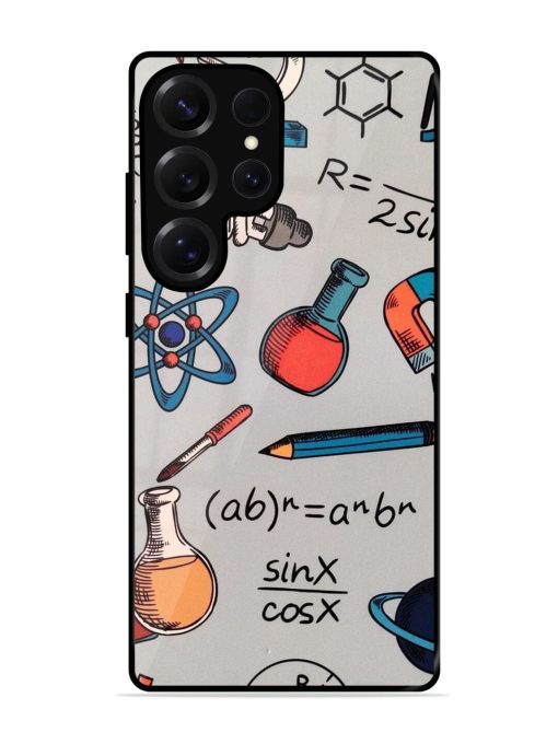Science Doodle Glossy Soft Edge Case for Samsung Galaxy S25 Ultra (5G)