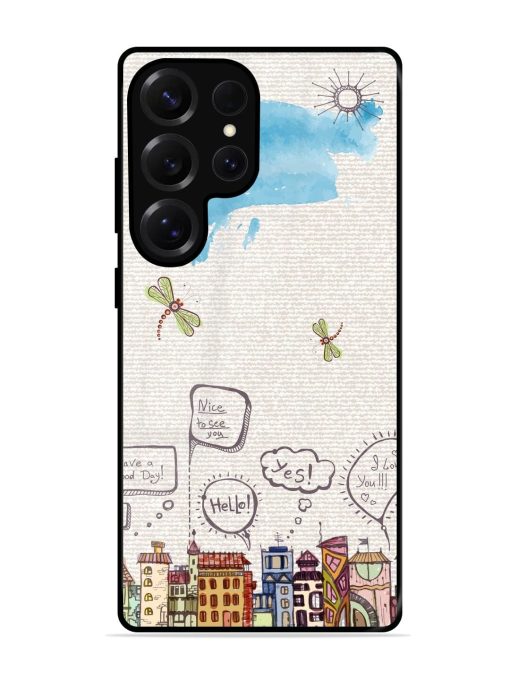 Doodle City Glossy Soft Edge Case for Samsung Galaxy S25 Ultra (5G)