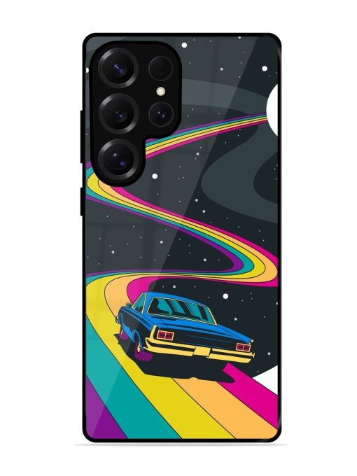Rainbow Road Glossy Soft Edge Case for Samsung Galaxy S25 Ultra (5G)