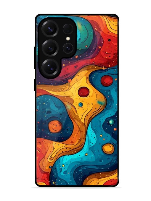 Cosmic Swirl Glossy Soft Edge Case for Samsung Galaxy S25 Ultra (5G)