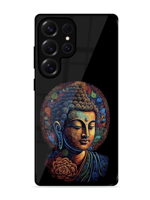 Stained Glass Serenity Glossy Soft Edge Case for Samsung Galaxy S25 Ultra (5G)