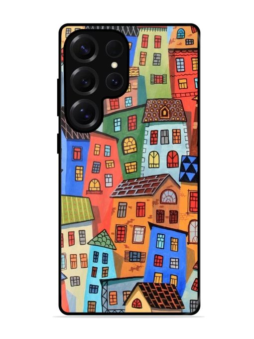 Rainbow House Glossy Soft Edge Case for Samsung Galaxy S25 Ultra (5G)