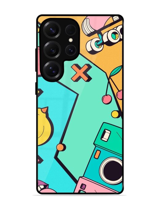 Retro Remix Glossy Soft Edge Case for Samsung Galaxy S25 Ultra (5G)