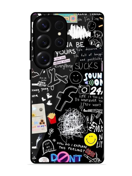 Doodle Diary Glossy Soft Edge Case for Samsung Galaxy S25 Ultra (5G)