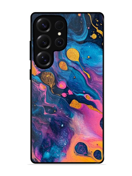 Cosmic Swirl Glossy Soft Edge Case for Samsung Galaxy S25 Ultra (5G)
