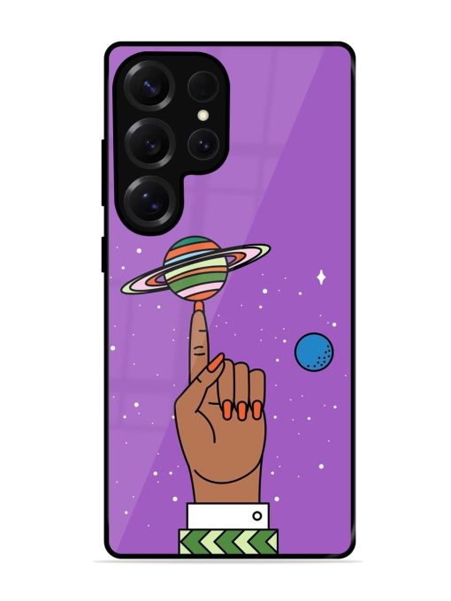 Spinning The Universe Glossy Soft Edge Case for Samsung Galaxy S25 Ultra (5G)